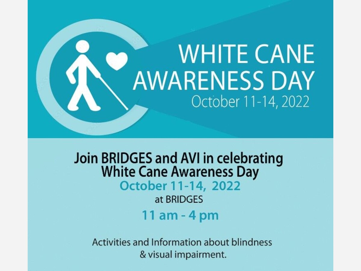 October 15 is White Cane Awareness Day