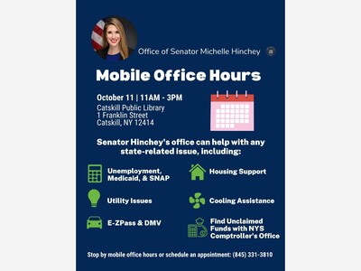 Senator Michelle Hinchey's Mobile Office Hours (Catskill)