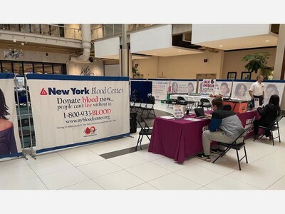 NEW YORK BLOOD CENTER RETURNS TO PALISADES CENTER FOR LIFE-SAVING BLOOD DRIVE