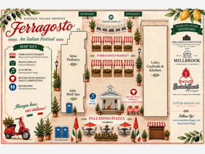 RESCHEDULED TO OCTOBER 3: Eastdale Village Brings a Taste of Italy to the Hudson Valley with  First Annual Ferragosto Celebration