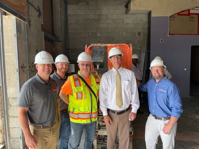Community Leaders Preview Updated Guzman Hall on Mount Campus, Home of the Desmond Center
