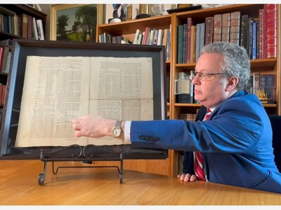 White Plains Historic Document Expert Helps Bring a Recently Discovered Rare Signed Copy of the US Constitution to Auction