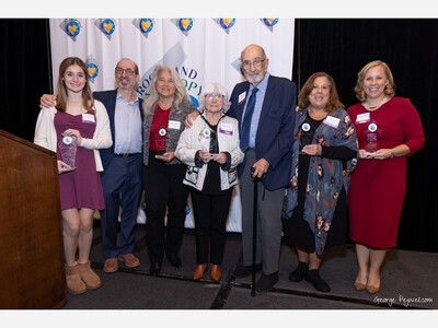 Who was Honored at the 25th Annual Philanthropy Day in Rockland? 