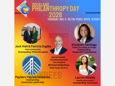 26th Annual Rockland Philanthropy Day Breakfast to Celebrate the Spirit of Giving on November 5th