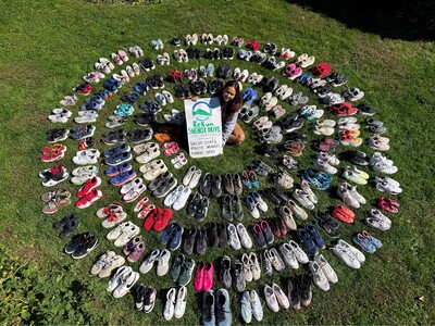 Local High School Student Collects 195 Pairs of Sneakers to Help Children in Need