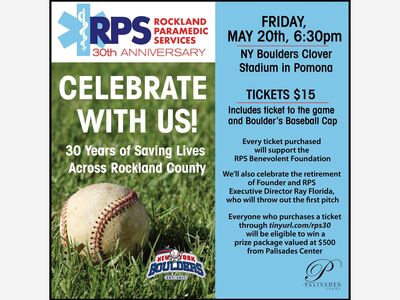 Rockland Paramedic Services Celebrates Rockland's First-Responders and Heroes at NY Boulders Clover Stadium