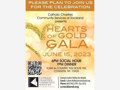 Catholic Charities Community Services of Rockland to Host  “Hearts of Gold” Gala