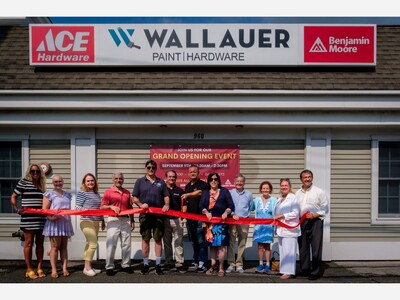 Hundreds Come out to Celebrate the Grand Opening of Wallauer Paint, Hardware & Design in Mamaroneck