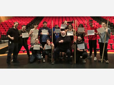 Rockland Community College Students Earn Distinction in Theatrical Stage Combat