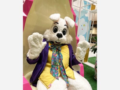 The Easter Bunny Arrives at Palisades Center on Friday, March 1