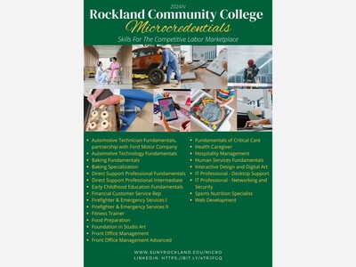 Rockland Community College Offers Microcredentials