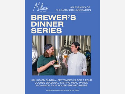 Brewer’s Dinner Series at Miles, The Prince