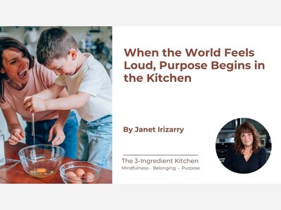 When the World Feels Loud, Purpose Begins in the Kitchen