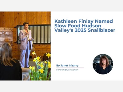 Kathleen Finlay Named Slow Food Hudson Valley's 2025 Snailblazer