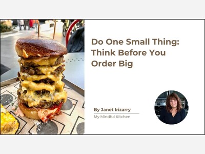 Do One Small Thing: Think Before You Order Big
