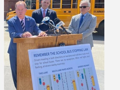 Pass a stopped school bus? They've caught you on camera