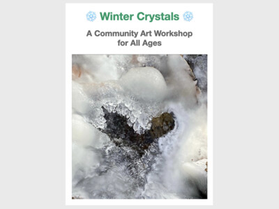  Winter Crystals  Art Workshop