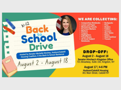 Senator Hinchey's Back to School Drive