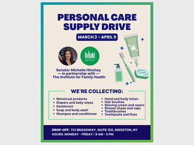 Personal Care Supply Drive 