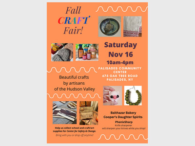 Palisades Fall Craft Fair- Nov 16