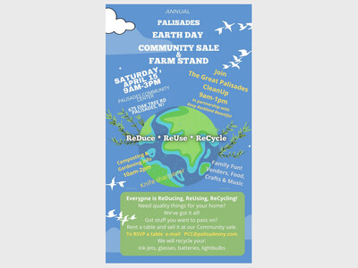 Earth Day Fair, Community Sale and Cleanup