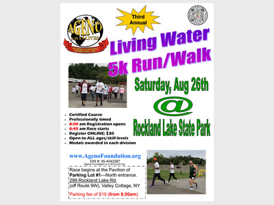 Ageno Foundation International, Inc. 
5K Living Water Run 