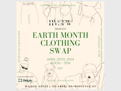 HV Sustainable Fashion Week Earth Month Clothing Swap