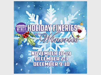 Holiday Fineries at the Wineries on the Shawangunk Wine Trail 