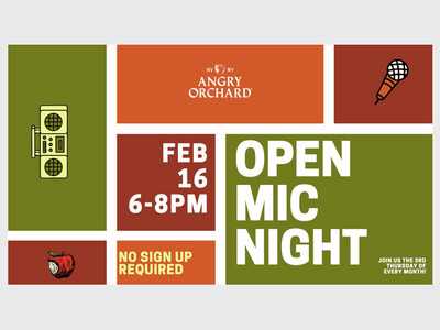 Angry Orchard Open Mic Night