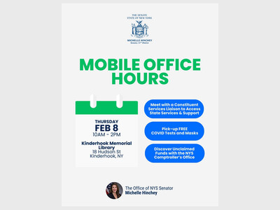Senator Michelle Hinchey's Mobile Office Hours in Kinderhook