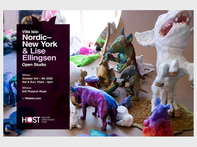 Nordic–New York & Lise Ellingsen Open Studio_Part of the Highland Open Studio Tour (HOST)