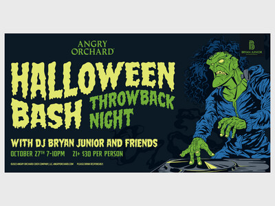Get Spooky at the Angry Orchard Throwback Halloween Bash!