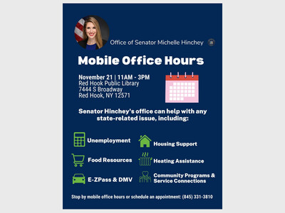 Senator Michelle Hinchey's Mobile Office Hours- Red Hook