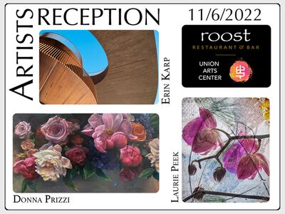 Artists Reception - Erin Karp, Donna Prizzi, Laurie Peek
