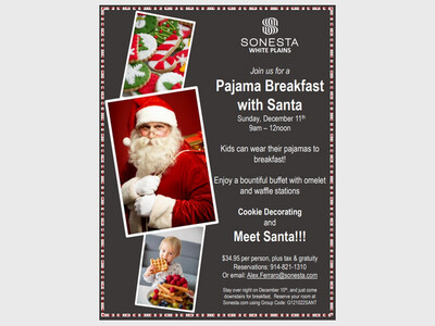 Join us for a Pajama Breakfast with Santa