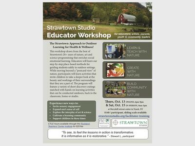 The Strawtown Approach to Outdoor Learning for Health and Wellness