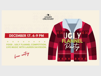 Angry Orchard Ugly Flannel Holiday Party