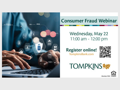 Tompkins Community Bank Consumer Fraud Webinar
