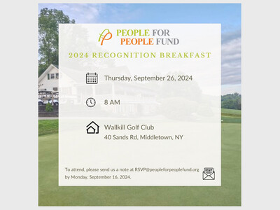 People for People Fund's Recognition Breakfast