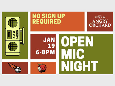 Angry Orchard Open Mic Night 