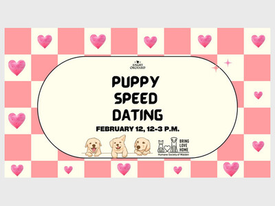 Puppy Speed Dating at Angry Orchard