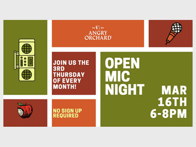 Angry Orchard Open Mic Night