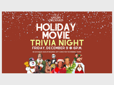 Angry Orchard Trivia Night: Holiday Movie Edition