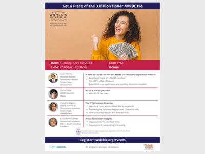 Get a Piece of the 3 Billion Dollar MWBE Pie