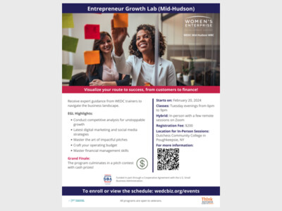 Entrepreneur Growth Lab (Mid-Hudson)