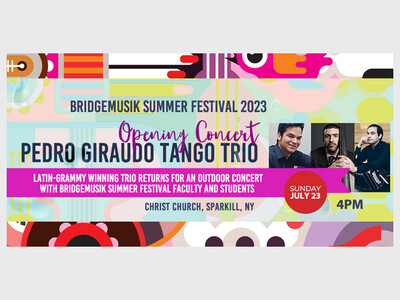 Pedro Giraudo Tango Trio - BridgeMusik Summer Festival 2023 Opening Concert
