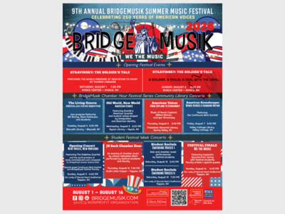 BridgeMusik Summer Festival 2026: We the Music — Celebrating 250 Years of American Voices