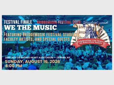 BridgeMusik Summer Festival 2026: Festival Finale — We the Music