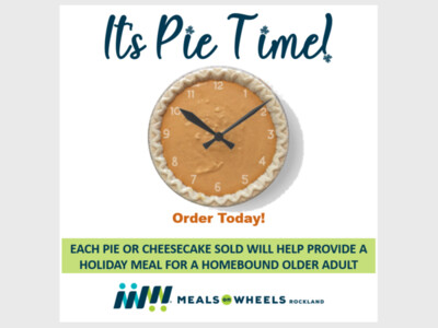 Share a Piece of the Pie - Meals on Wheels Rockland Annual Thanksgiving Pie Sale