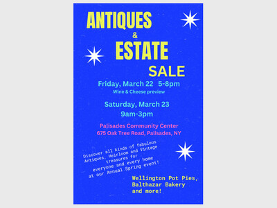 Palisades Antiques & Estate Sale March 22-23